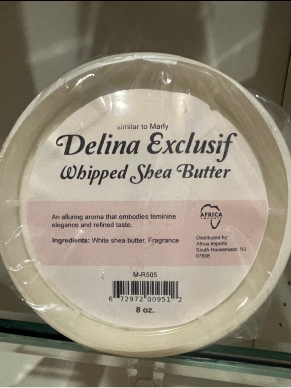 Delina Exclusif Whipped Shea Butter - White